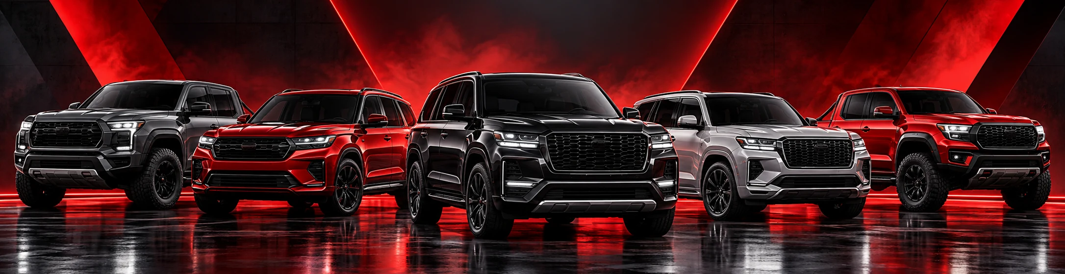 Vehicle lineup banner 2